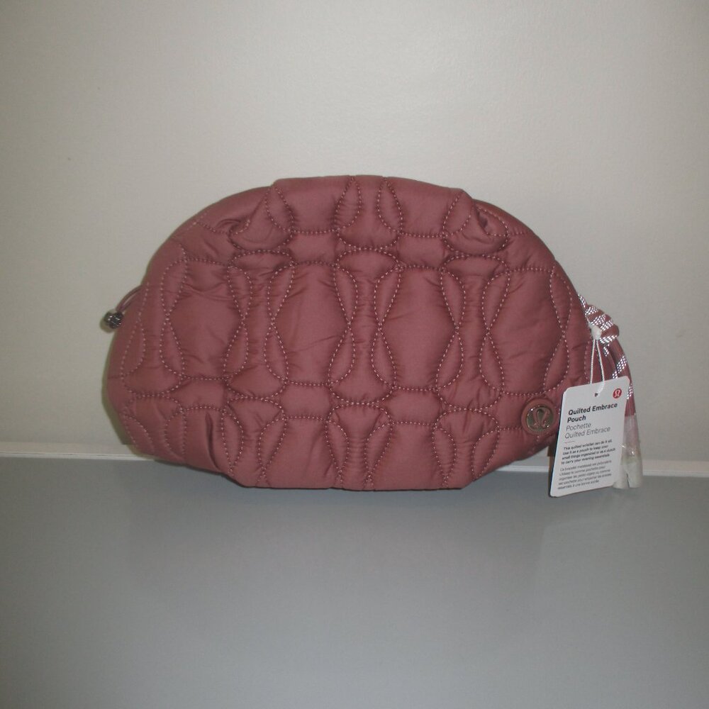 Lululemon Quilted Embrace Pouch - NWT Spiced Chai